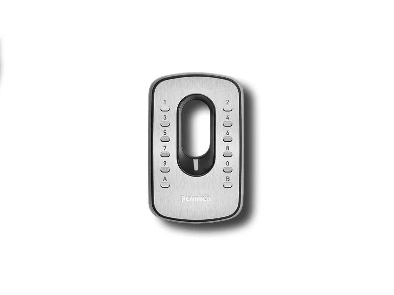beninca teclado digital de acero con triple codificación ip54 iri.kpad inox 976002413