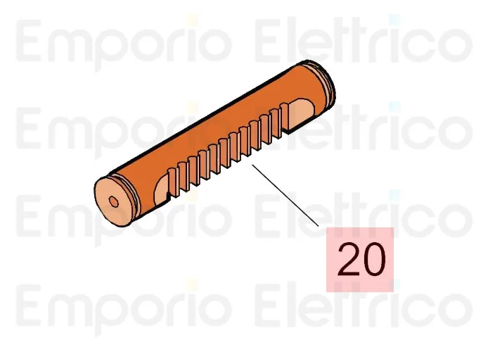 faac repuesto cremallera m.760 l.178 140° 7193205