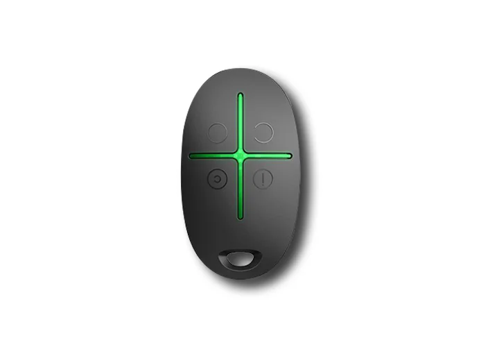 ajax control remoto inalámbrico negro spacecontrol 38167
