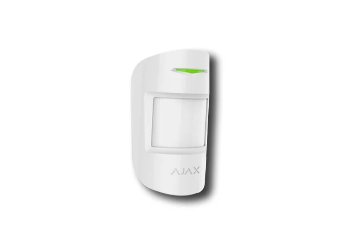 ajax detector de movimiento inalámbrico blanco motionprotect plus 38198