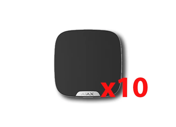 ajax lote de brandplates ss dd 10 (10 pzs) negro 39278