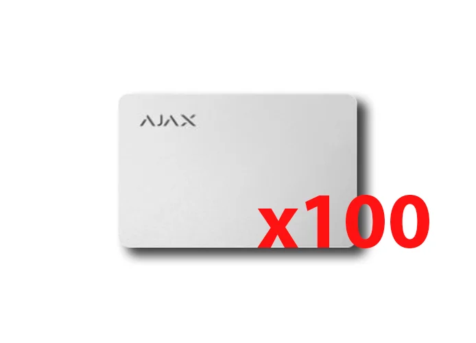 ajax tarjeta sin contacto pass blanco (100 piezas) 38221