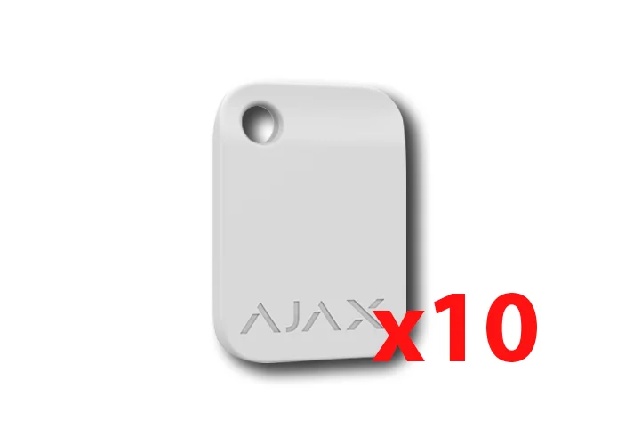 ajax llavero sin contacto blanco tag (10 piezas) 38230