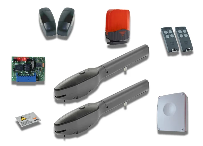 cardin kit para puertas batientes con hoja de hasta 3m (250kg) 24v kt-blade324