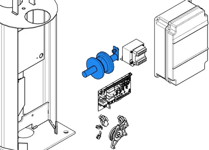 came repuesto bobina de deslizamiento de la cadena cat-x 119rix008 (new code 88003-0175)