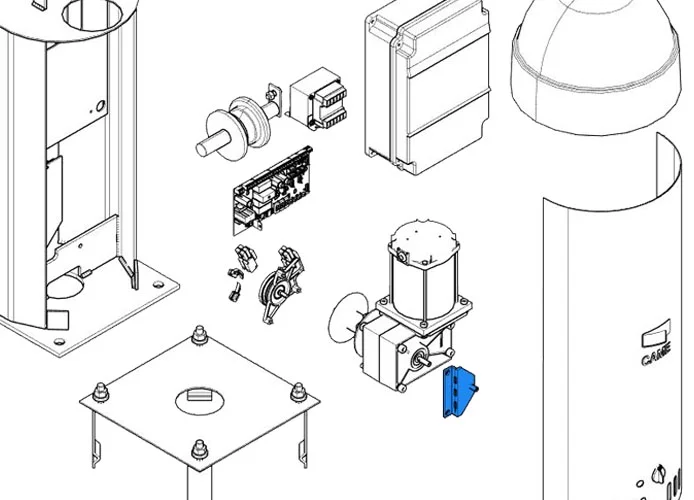 came repuesto soporte desbloqueo cat-x 119rix010