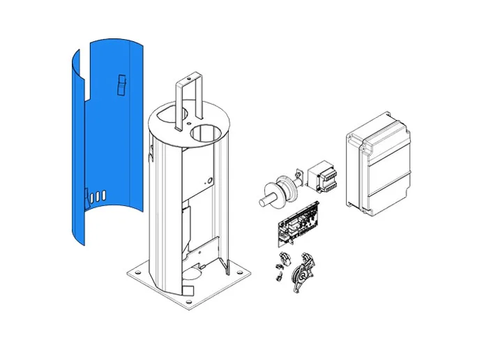 came repuesto tapa posterior cat-x 88003-0173 (ex code 119rix013)