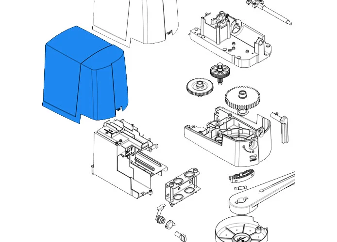 came repuesto de la tapa del motorreductor opb001 88001-0074
