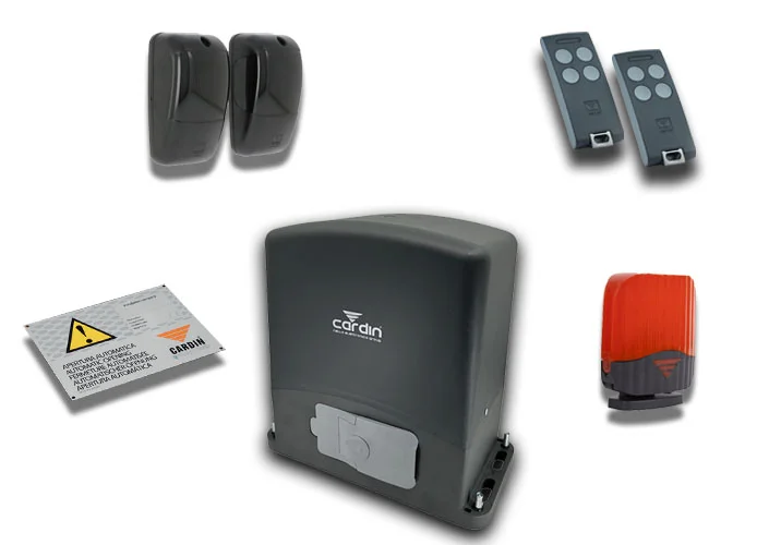cardin kit completo para puertas correderas 24v kt-slx624cb