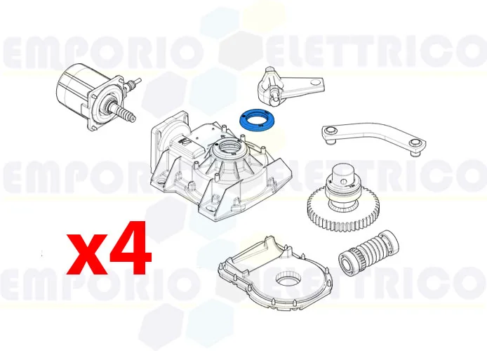 came repuesto protector de aceite y tapa 4 pz 119ria120 4