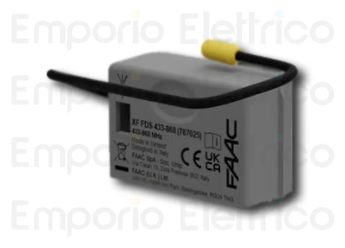 faac receptor radio fds 433 - 868 mhz xf lc fds 787860 (ex 787025)