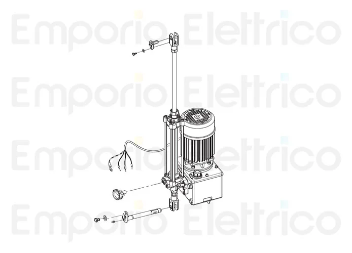 fadini repuesto cos 982 con motor-centralina-pistón ø 40 mm de 4 s por Bayt 980 97319