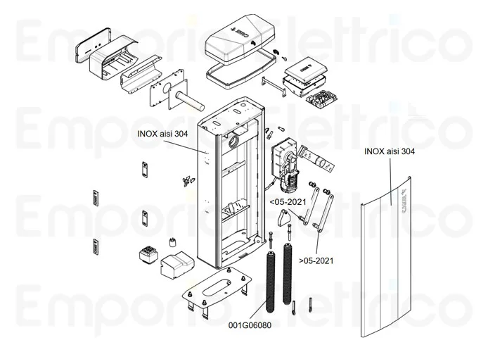came repuesto armario gt8 aisi 304 88003-0182