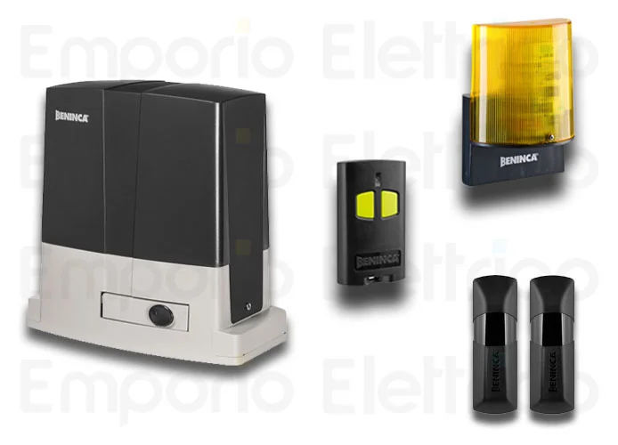 beninca kit de automatización para puertas correderas 24v kbull624se 959003638