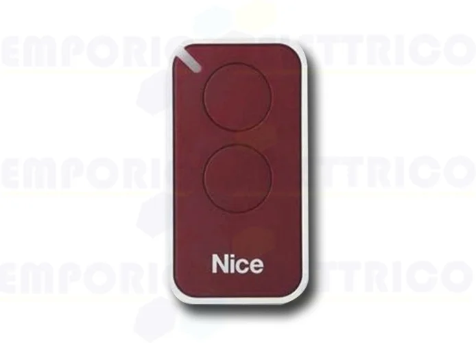 nice mando 2 canales serie inti rojo inti2r
