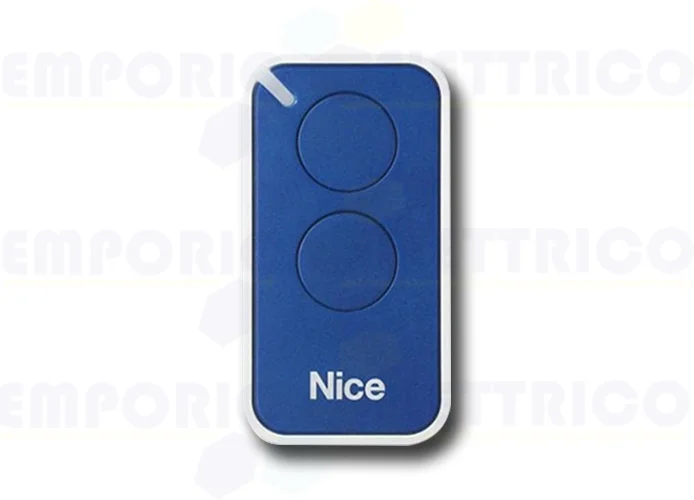 nice mando 2 canales serie inti azul inti2b