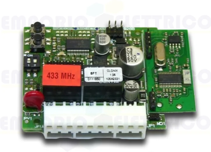 bft receptor bicanal de acoplamiento 433 mhz clonix 2 2600152 d111662