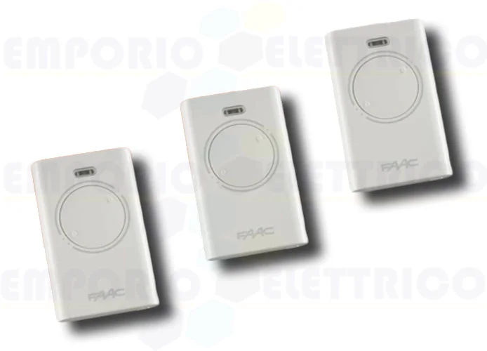 faac 3 mandos 2 canales xt2 433 slh lr 787007 3 (new code 787032)