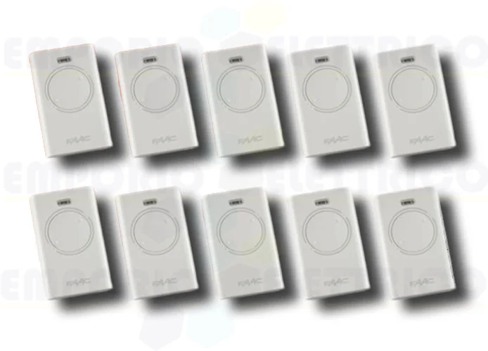 faac 10 mandos 2 canales xt2 433 slh lr 787007 10 (new code 787032)