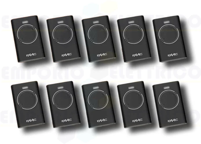 faac 10 mandos 2 canales 433mhz xt2 433 slh lr 7870071 (new code 787032)