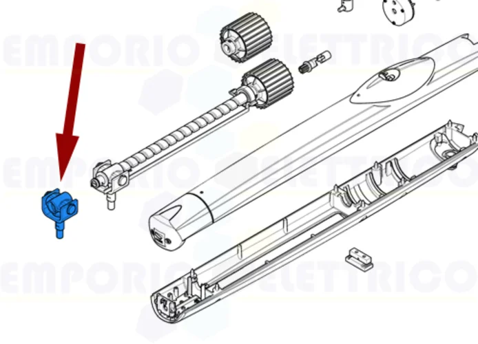 came repuesto casquillo de tornillo de posicionamiento + soporte serie amico 88001-0127