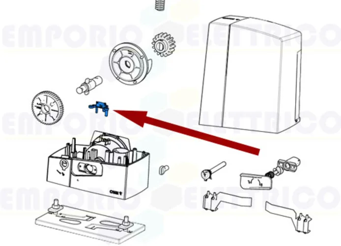 came repuesto microinterruptor de seguridad por el desbloqueo bxv 88001-0168