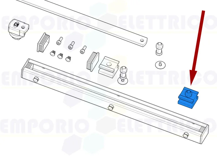 came repuesto patín&nbsp;de deslizamiento f4000 119rid255