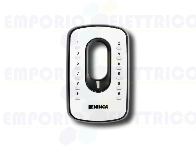 beninca teclado digital de aluminio cableado ip54 iri.kpad-c&nbsp;9760032