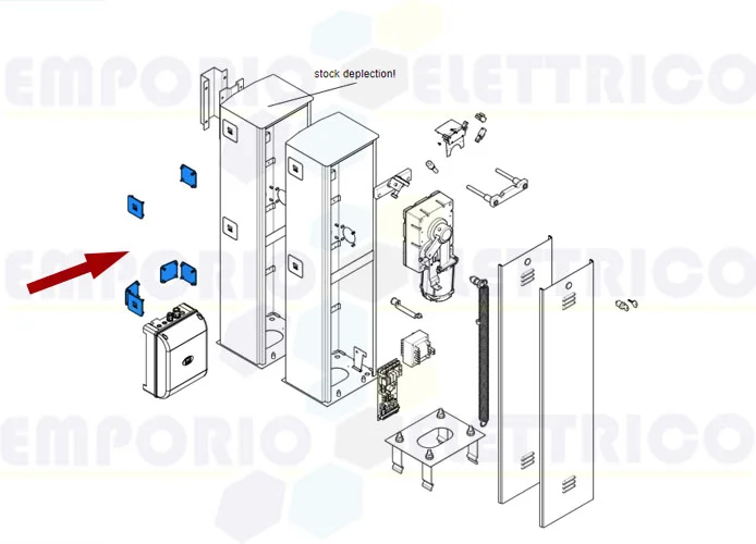came repuesto cubreorificio armario g4000 g5000 g6000 5pz 88003-0112 