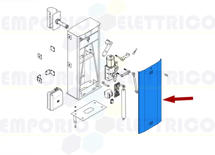 came repuesto puerta armario g5000 88001-0190