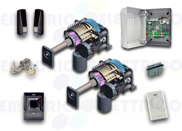 faac kit automatización puertas batientes s2500i 24v high kit 104250445 (new code 120020)