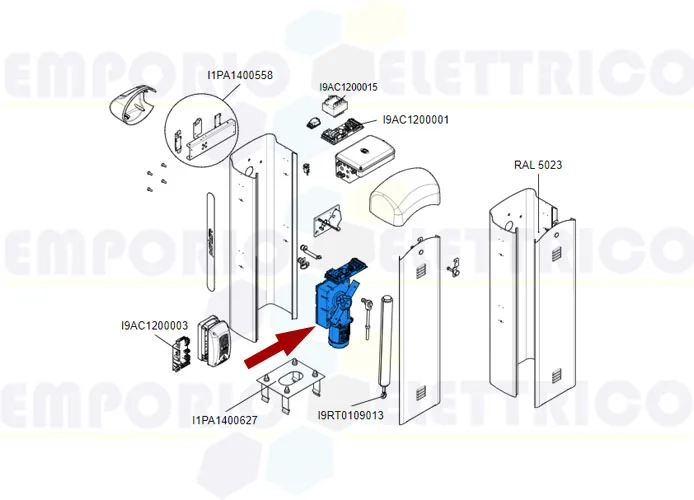 came repuesto kit reductor z32 i1pb0500026-28 + tarjeta  88003-0058 