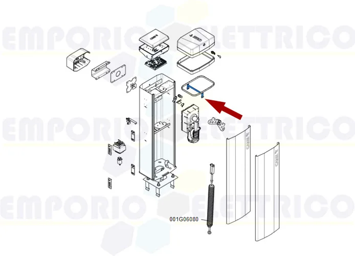 came repuesto soporte cierre tapa gt4-gx4 88003-0076 