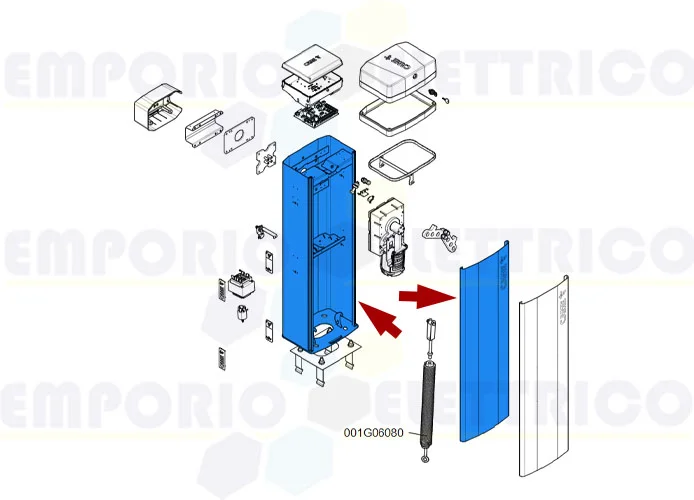 came repuesto armario con puerta barrera gt4-gx4 88003-0078