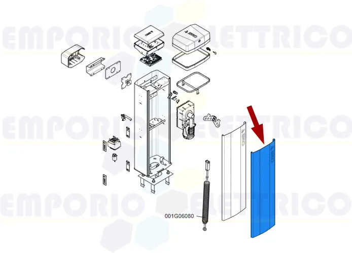 came repuesto puerta armario gt4-gx4 88003-0079