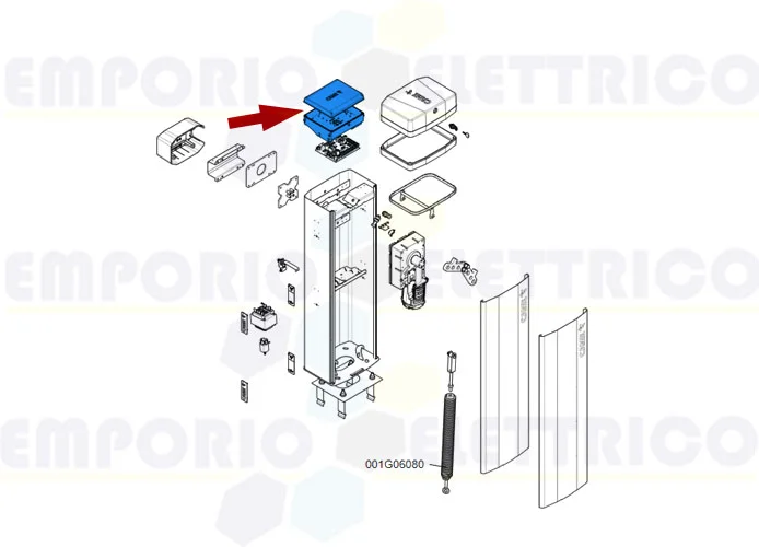 came repuesto contenedor cuadro gt4-gt8 88003-0081 