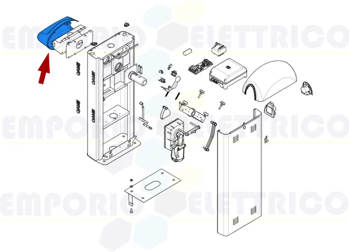 came repuesto tapa pestaña mástil ø 100 gard 8 119rig133