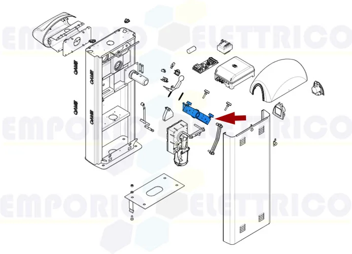 came repuesto equipo palanca de ajuste del mástil gard 8 119rig164