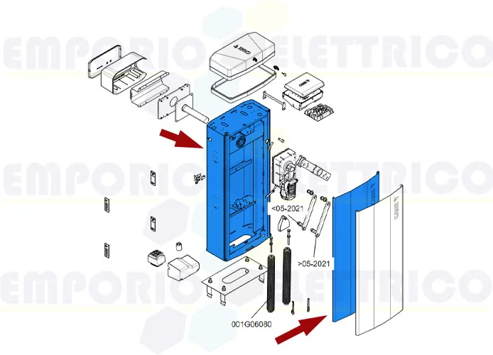 came repuesto armario con puerta barrera gt8 88003-0097