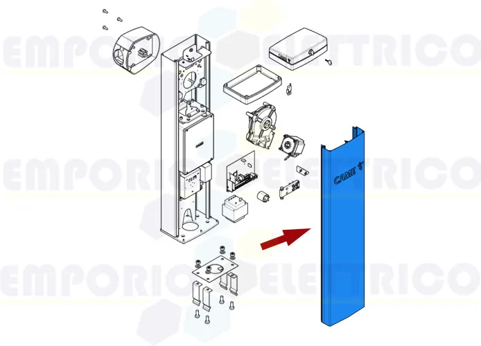 came repuesto puerta armario gpt40ags 88003-0034