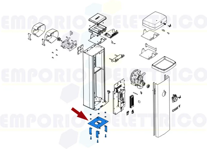 came repuesto base anclaje de barrera gpx40 88003-0045 