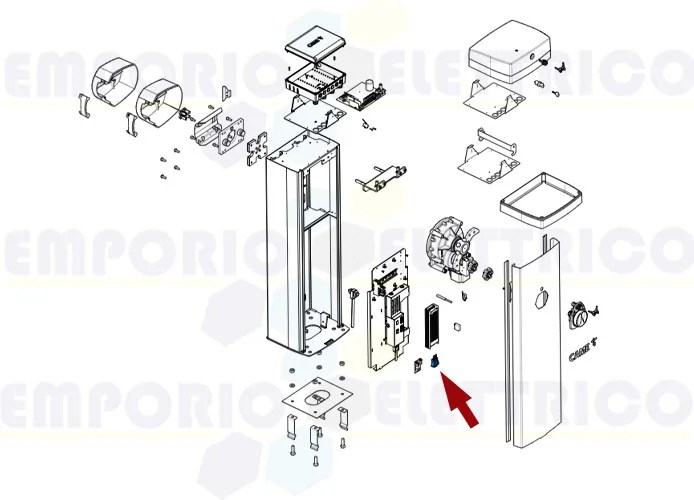 came repuesto del conector hembra línea gpx twister 2p 88003-0121