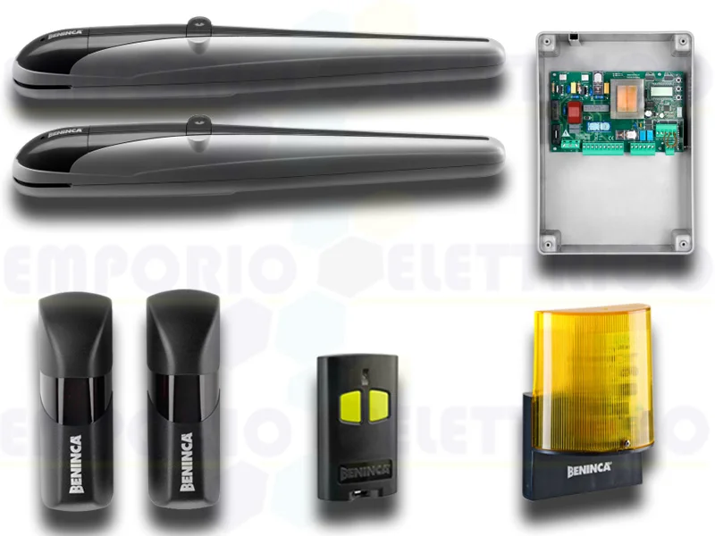 beninca kit de automatización para puertas batientes 230v kbob30m 9598101