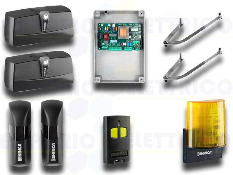 beninca kit de automatización para puertas batientes 230v kpr 9598783