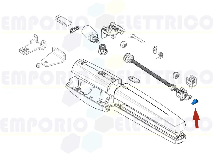 came repuesto 5pzs guía tornillo sin fin axi-swn-opp-axl 88001-0260