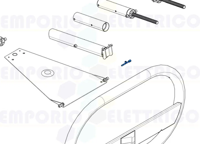 came repuesto pivote seguridad unipark 5 pzs 88003-0113