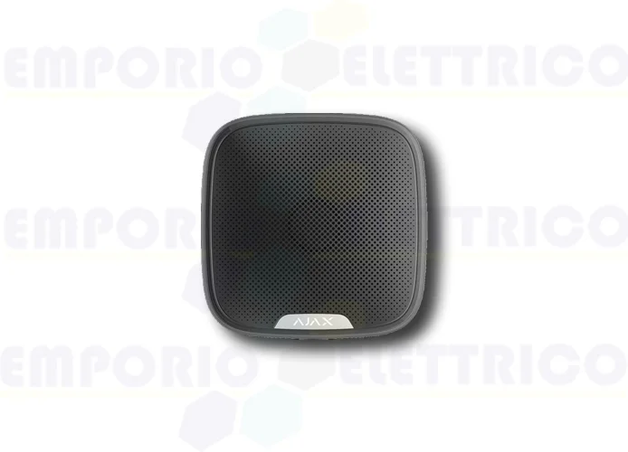 ajax sirena inalámbrica para exteriores negro streetsiren 38179