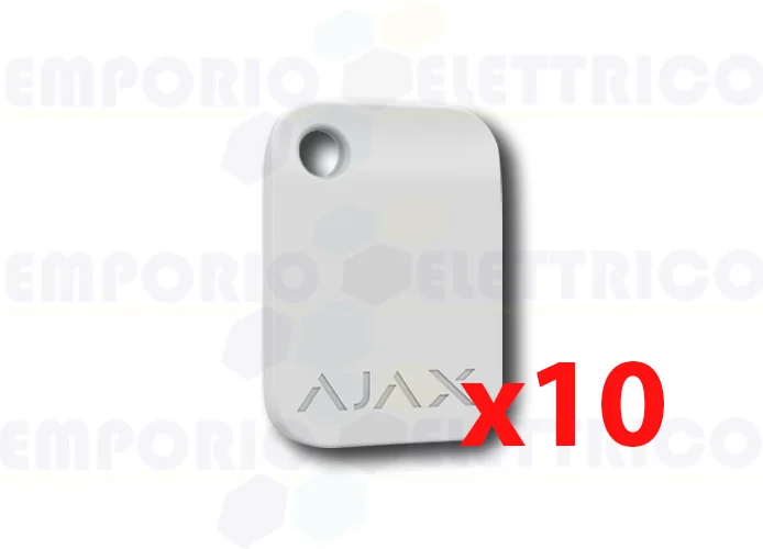 ajax llavero sin contacto blanco tag (10 piezas) 38230