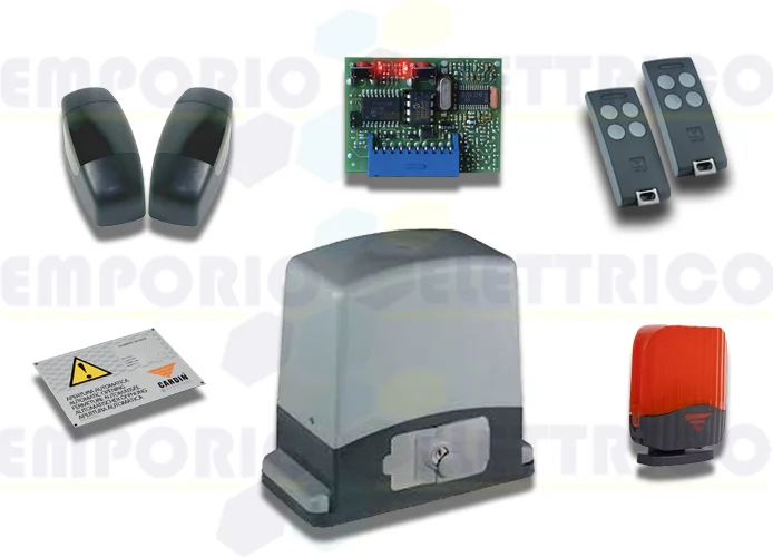 cardin kit para puertas correderas con peso de la hoja 600kg 230v kt-slevo600
