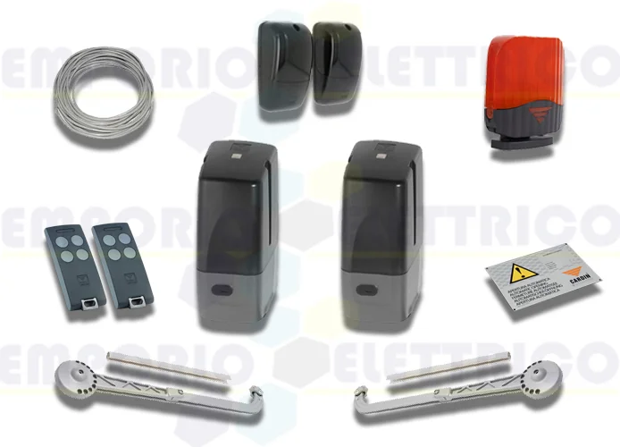 cardin kit para puertas batientes con hojas hasta 3,5m (400kg) 24v kt-bl3924mcd